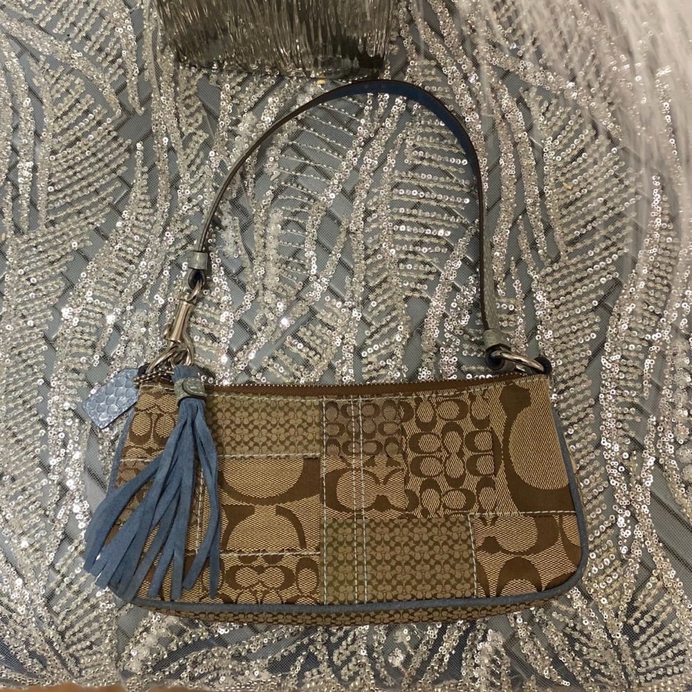 Y2K Coach Patchwork Baguette Demi Shoulder Purse
